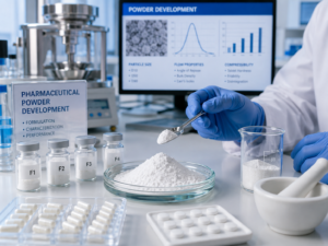 Pharmaceuticals powder development