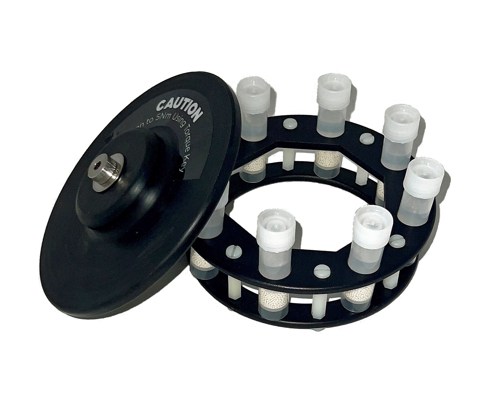 Eight-place 7 mL tube carrier