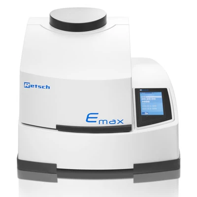 Emax high energy ball mill, closed, front view