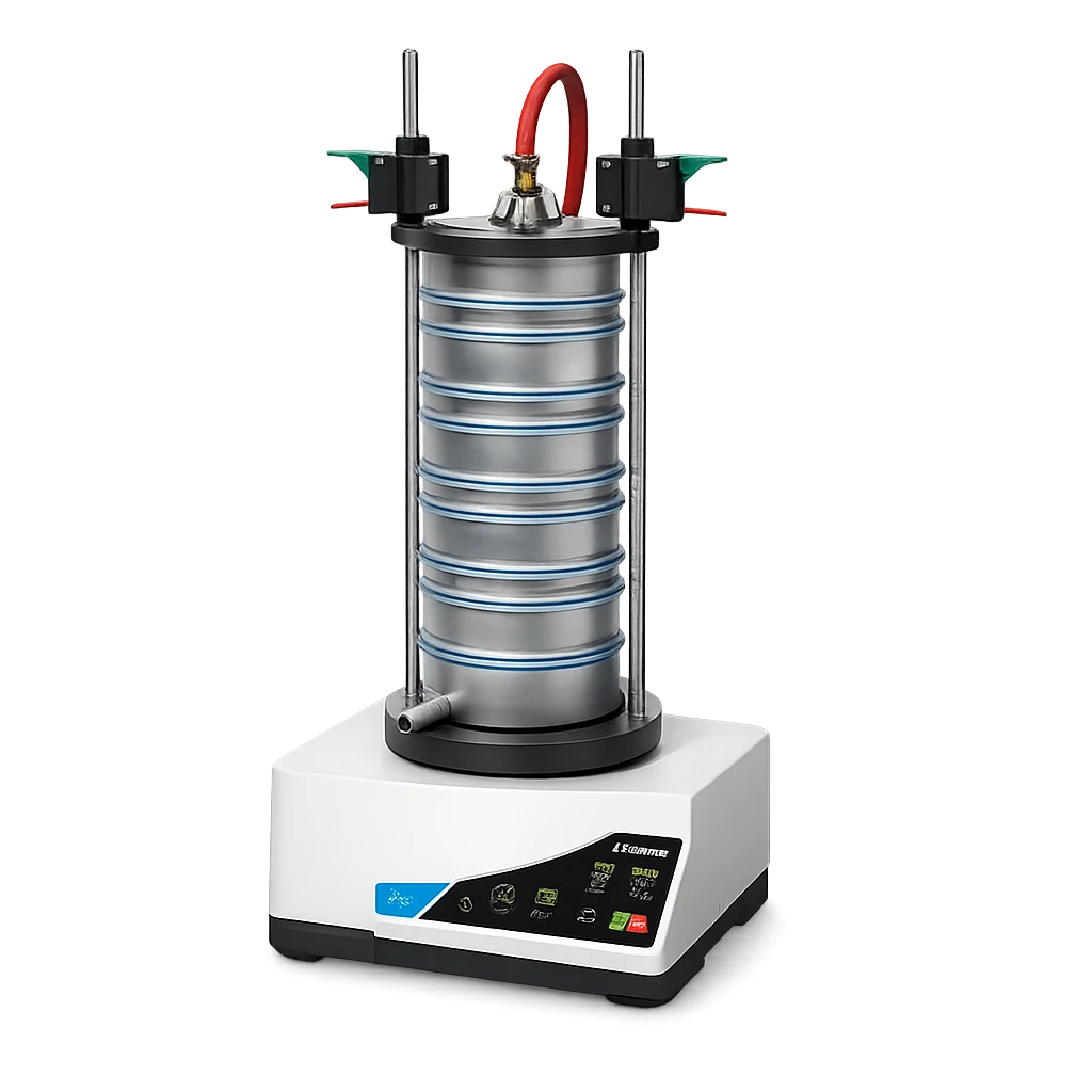 RETSCH AS 200 family sieve shaker for wet particle-size separation
