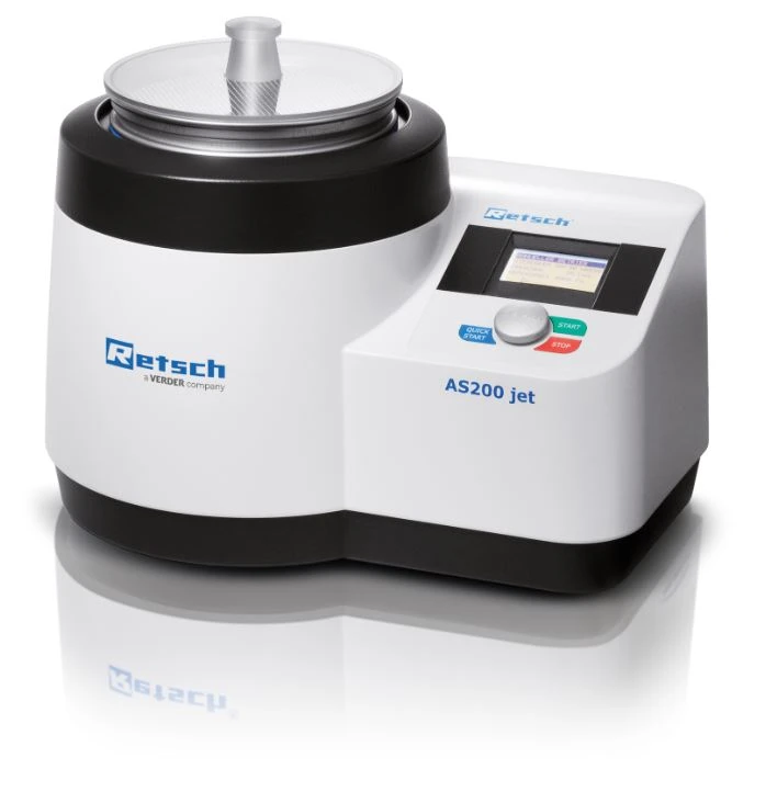 RETSCH AS 200 jet Air Jet Sieving Machine for separating particles by size