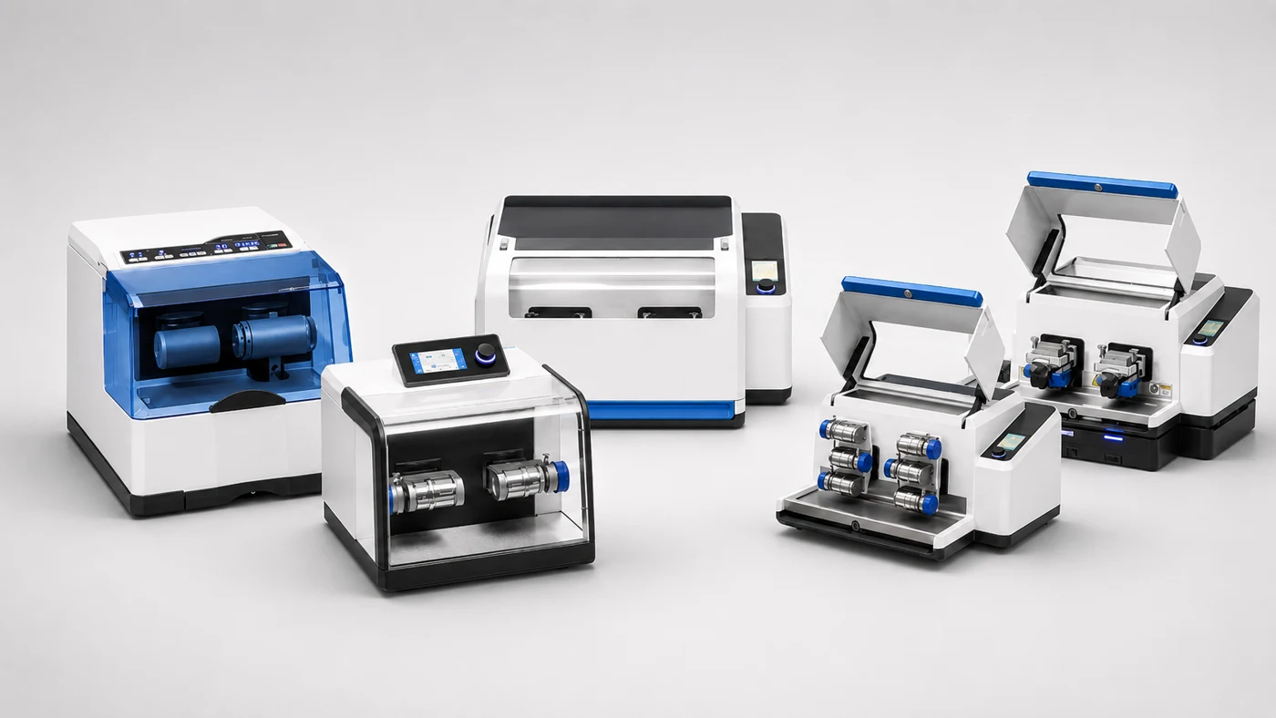 Laboratory mixer mill family