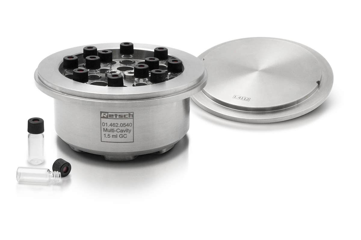 Small-vial adapter for planetary mechanochemistry and co-crystal screening