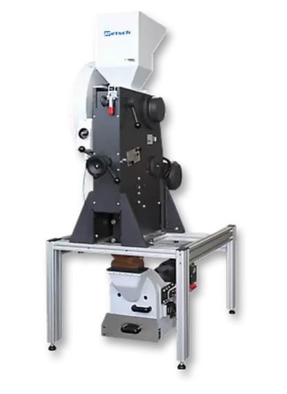 BB200 AND DM200 Retsch BB 200 jaw crusher combined with DM 200 disc mill
